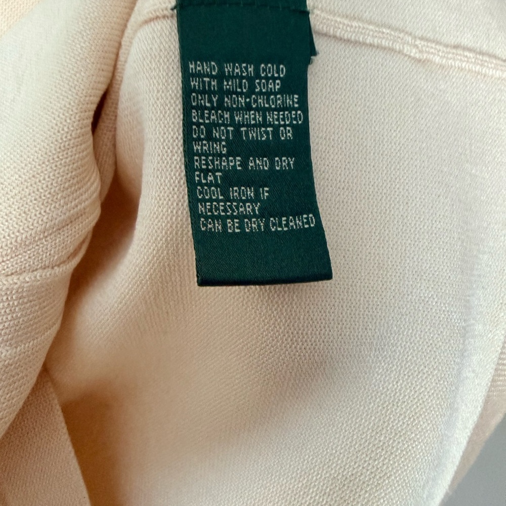 Ralph Lauren medium Cream Cardigan Sweater - Picture 5 of 5